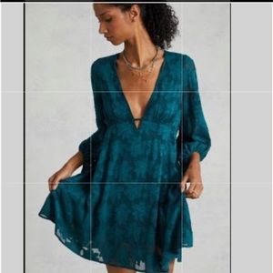 Beautiful Blue Anthropologie Dress